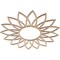 Ekena Millwork Daisy Wood Fretwork Pierced Ceiling Medallion, Alder, 24"OD x 8 3/8"ID x 3/8"T CMWP24X24X0375DAAL - alternate 5